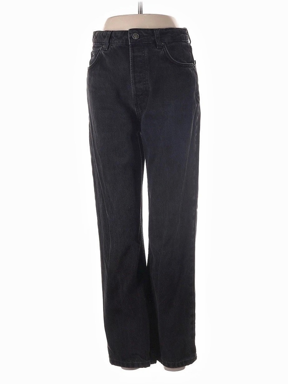 Reformation Cynthia High Rise Straight Long Jeans Black High Rise Straight Jeans